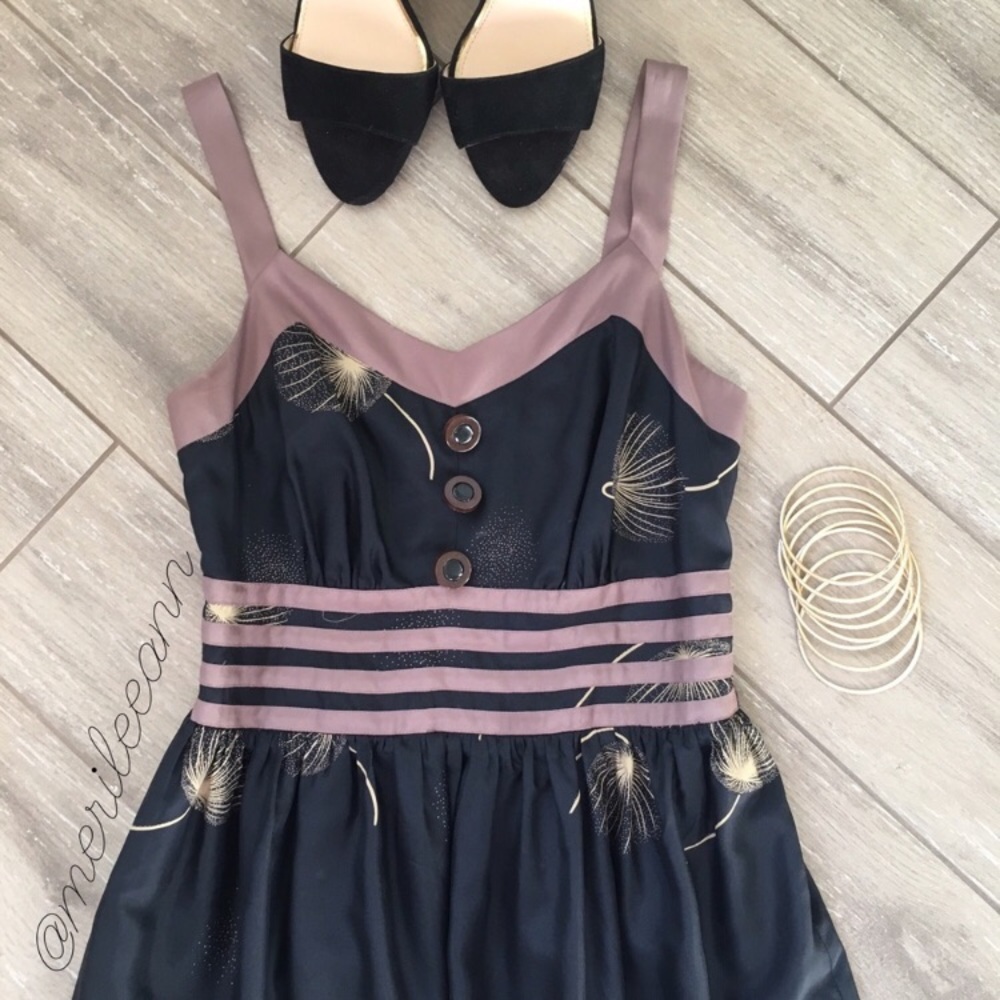 Host Pick! Anthro Burlapp Dandelion Wish Dress